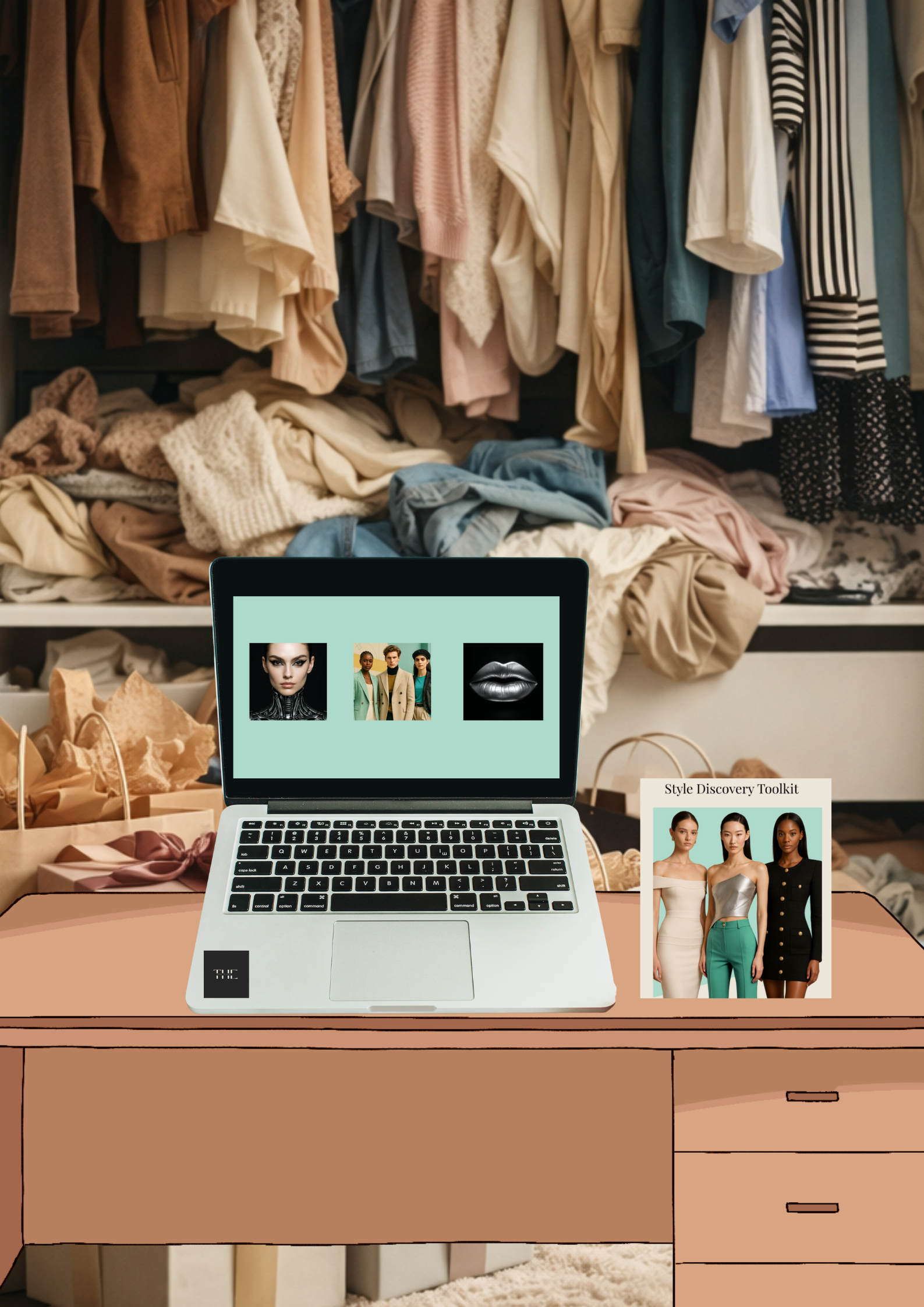 A wardrobe-led system that brings clarity and structure to what you already own.